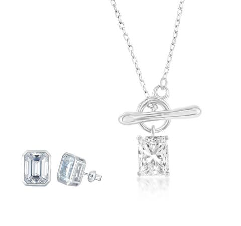 Toggle Necklace And Studs Set