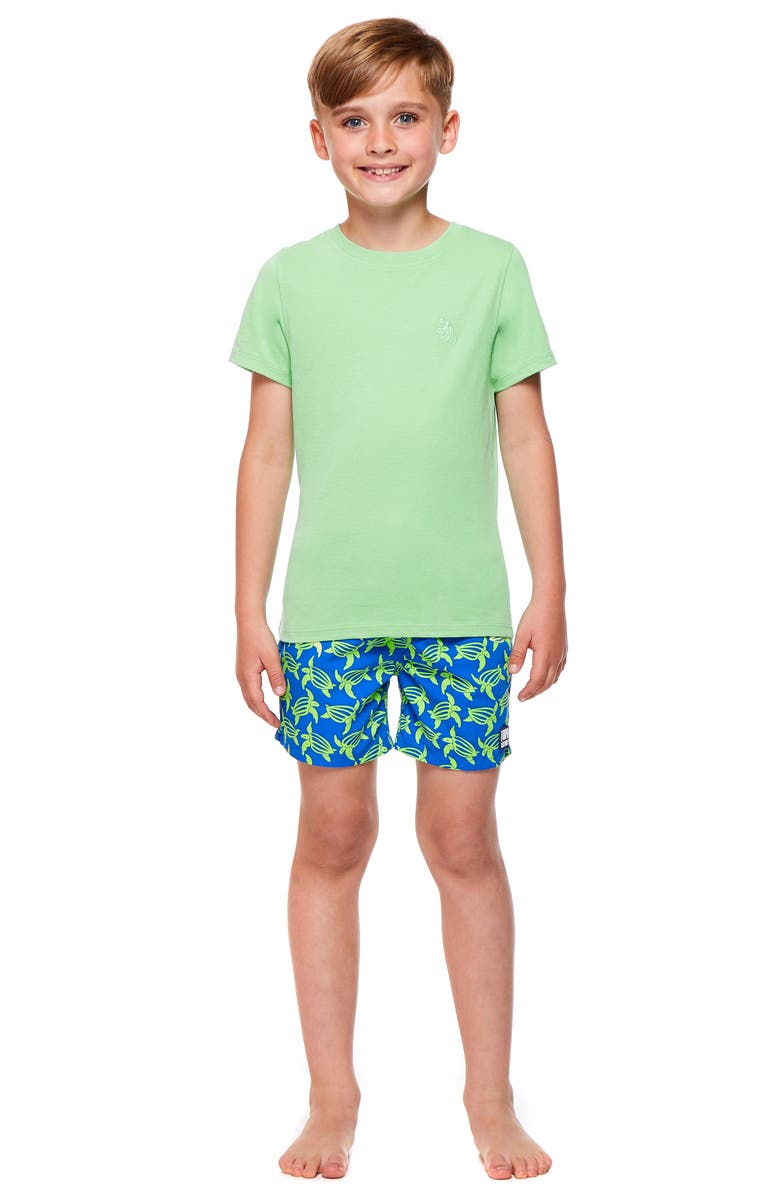 Tom & Teddy Kids' Solid Cotton T-Shirt, Alternate, color,