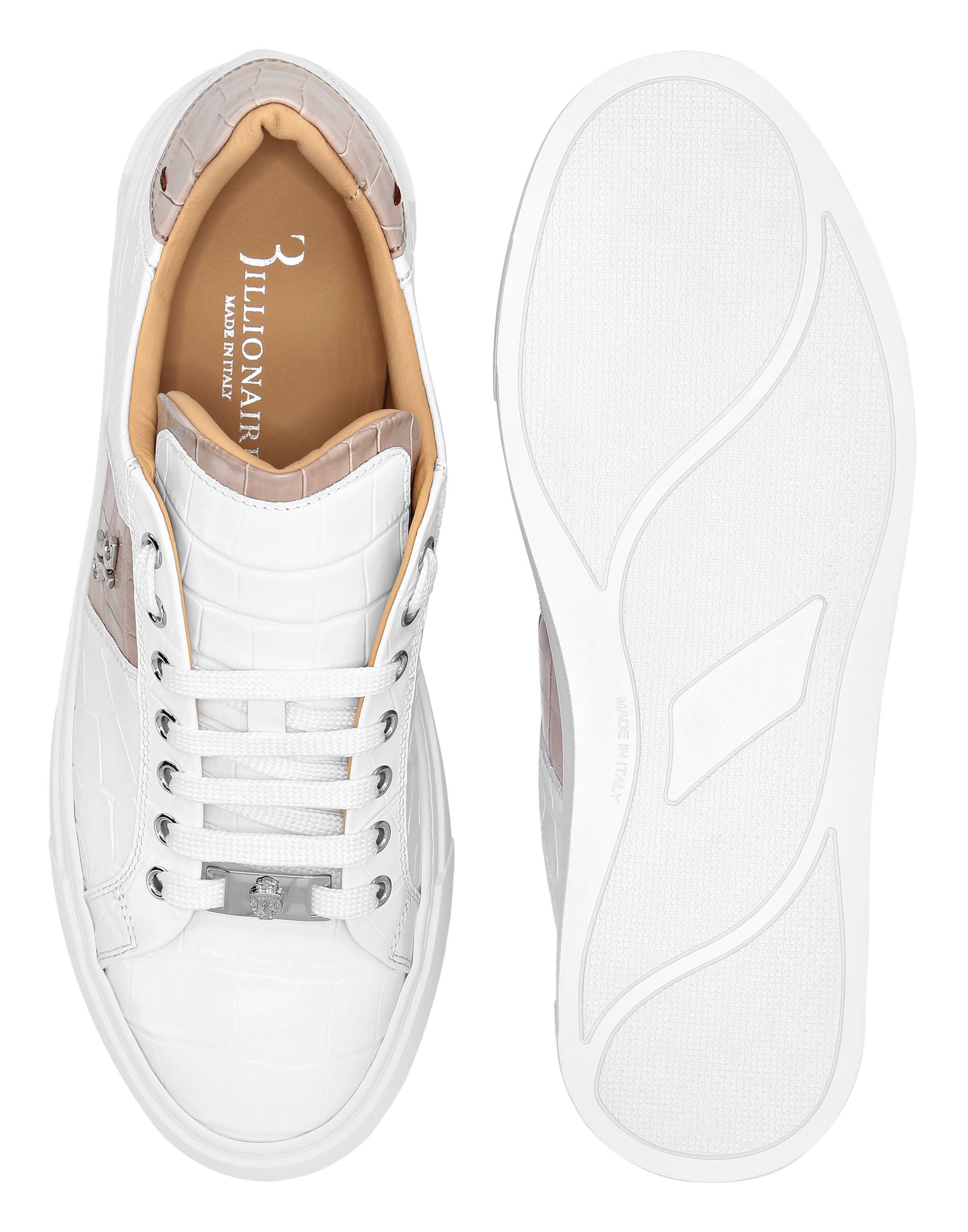 Low Top Sneakers Cocco Men, Alternate, color, whitebeige