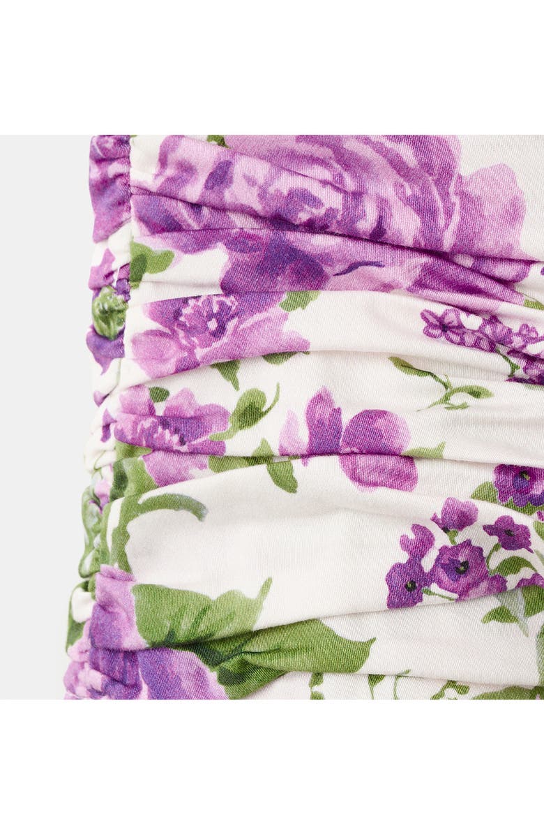 MANGO Starring Hailey Bieber Rufy Top, Alternate, color, Off White/Purple