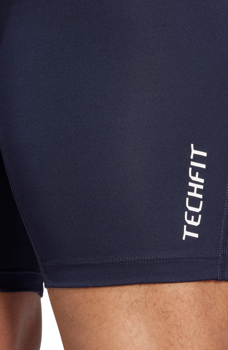 adidas Techfit Short Train Leggings, Alternate, color, Ink