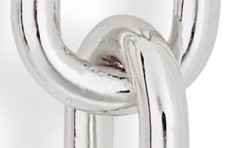 Nordstrom Rack Demi Fine Triple Link Linear Drop Earrings In Silver