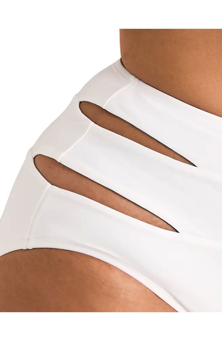 Adore Me Demi Swimwear High Waist Bikini Bottom, Alternate, color, White