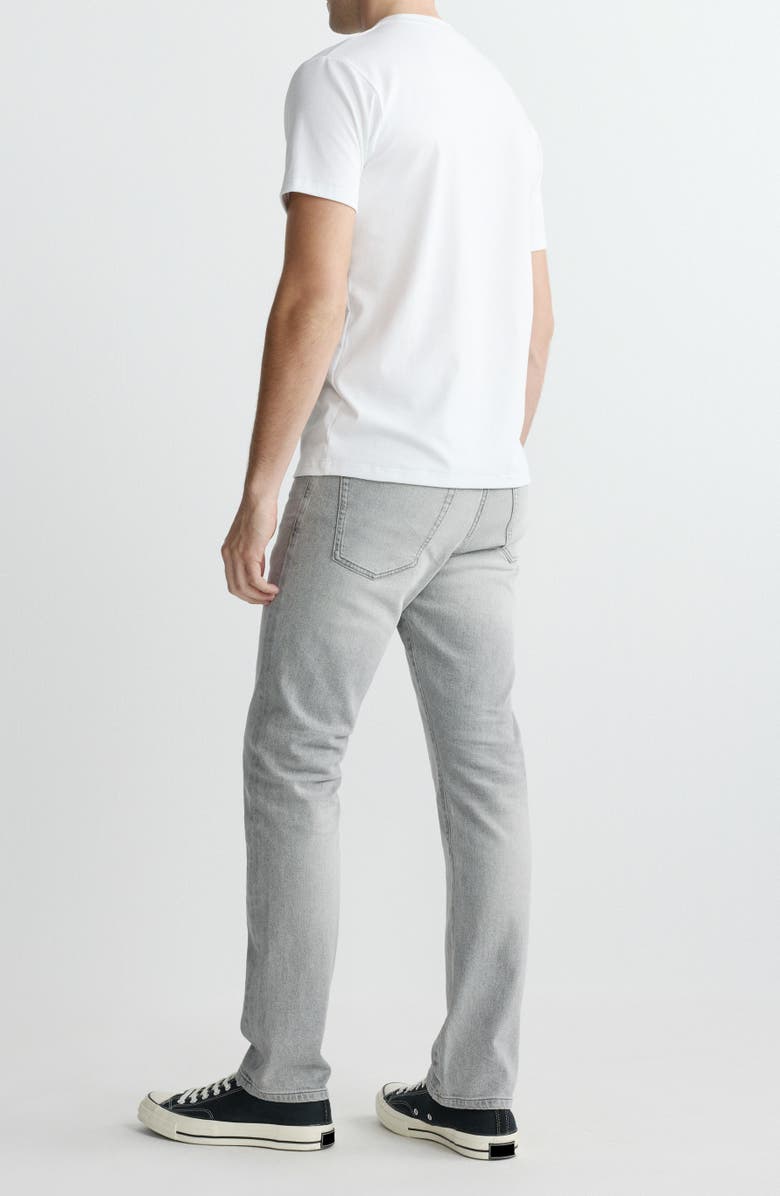 DL1961 Stretch Cotton Rib Crewneck T-Shirt, Alternate, color, White