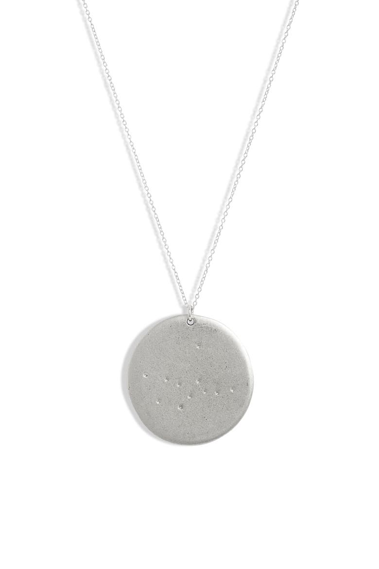 Constellation Pendant Necklace, Main, color, SILVER - VIRGO