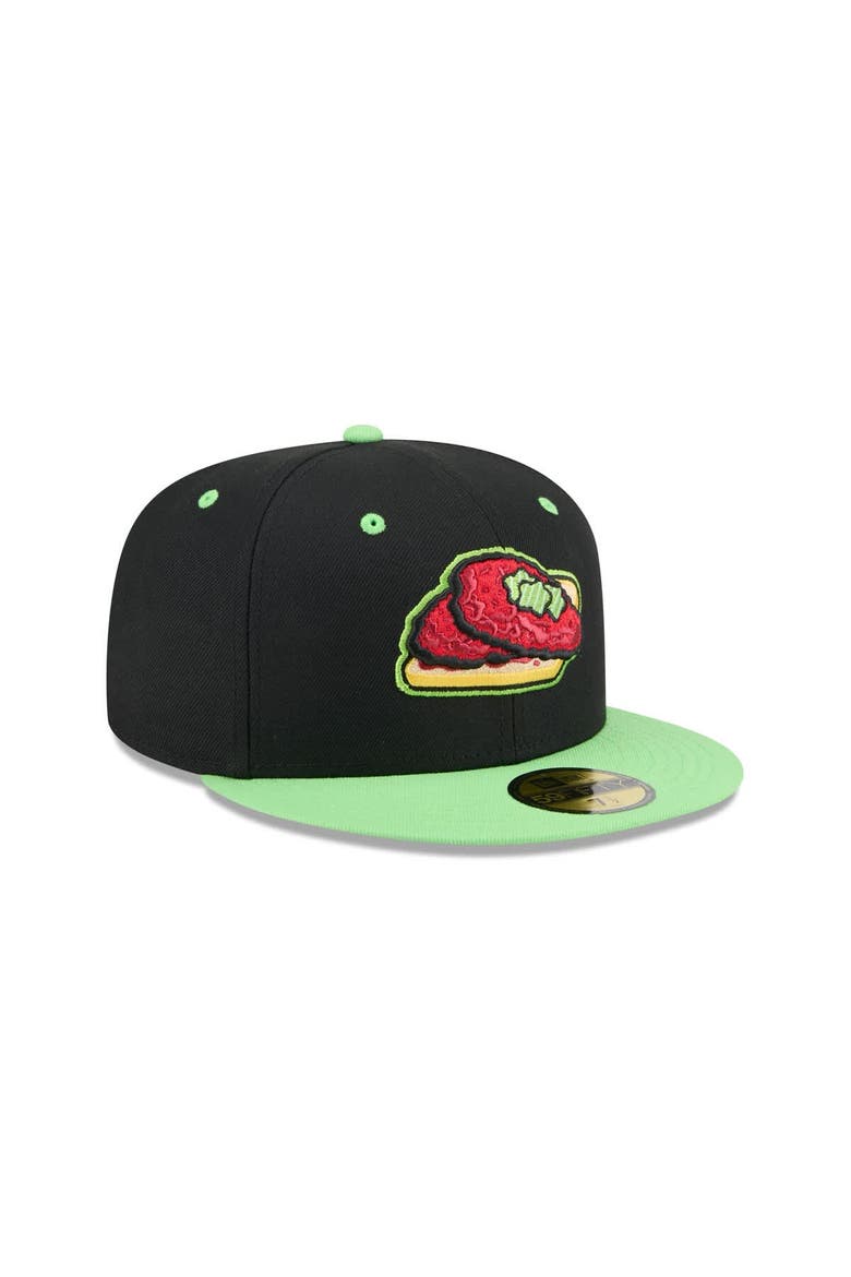Men's New Era  Black Nashville Sounds Theme Nights 59FIFTY Fitted Hat, Alternate, color, Black
