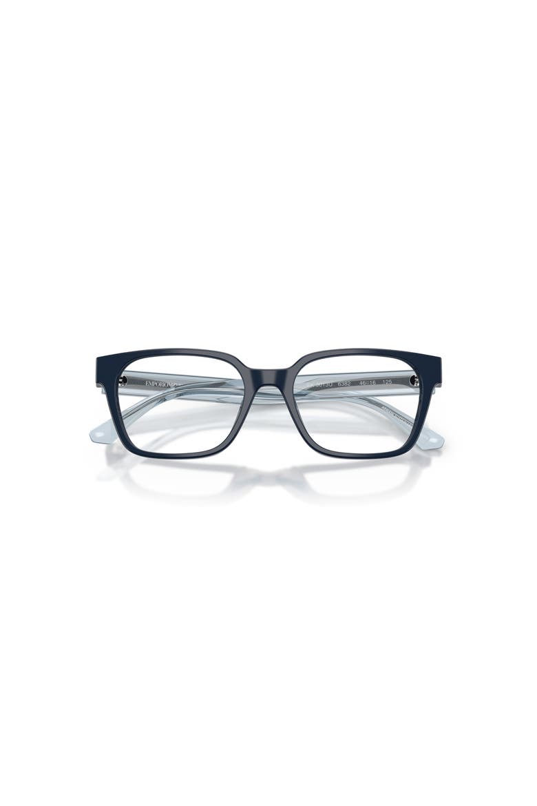 48mm Rectangle optical glasses, Alternate, color, Blue