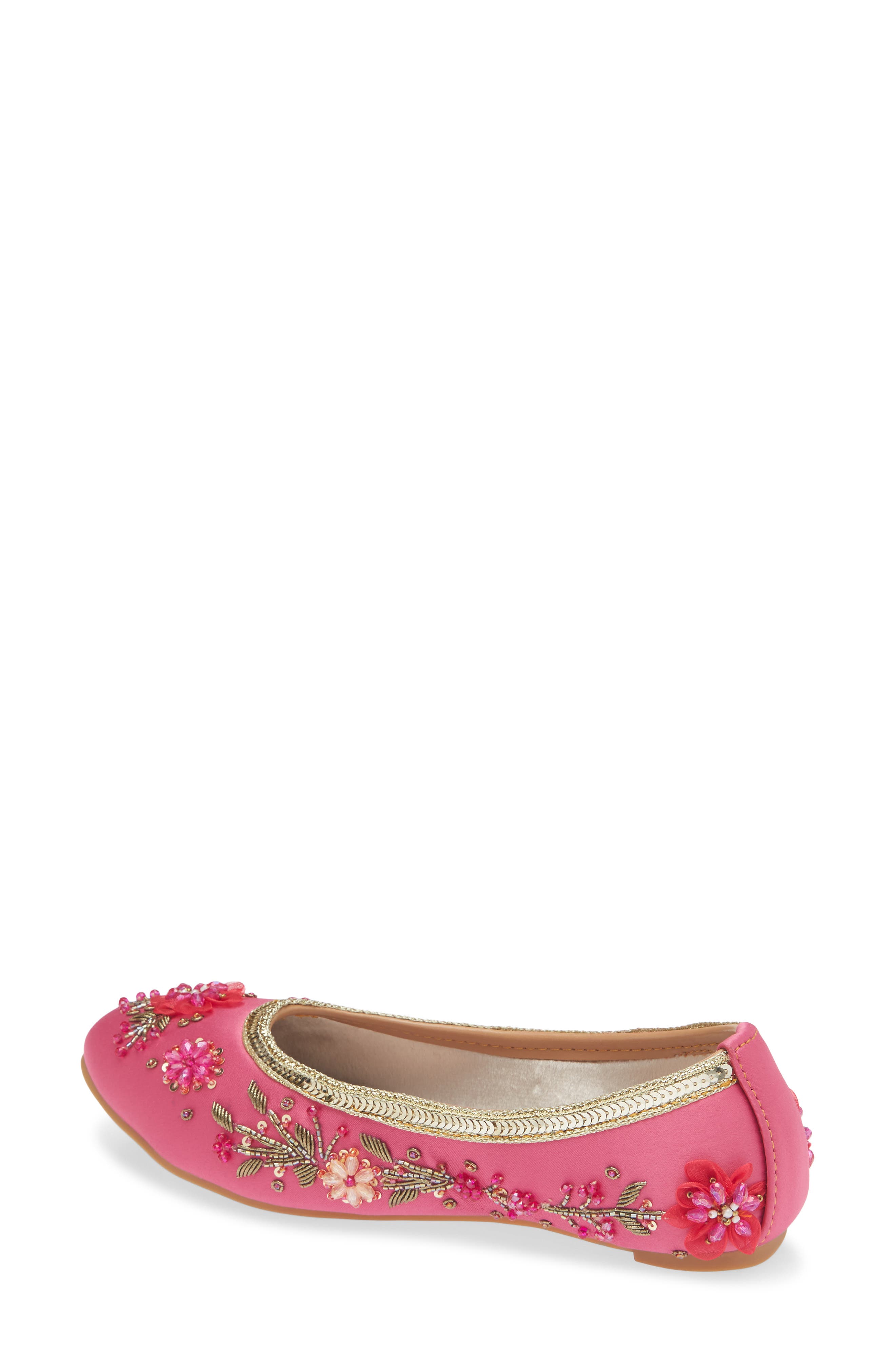 Malibu Embroidered Ballet Flat, Alternate, color, PINK