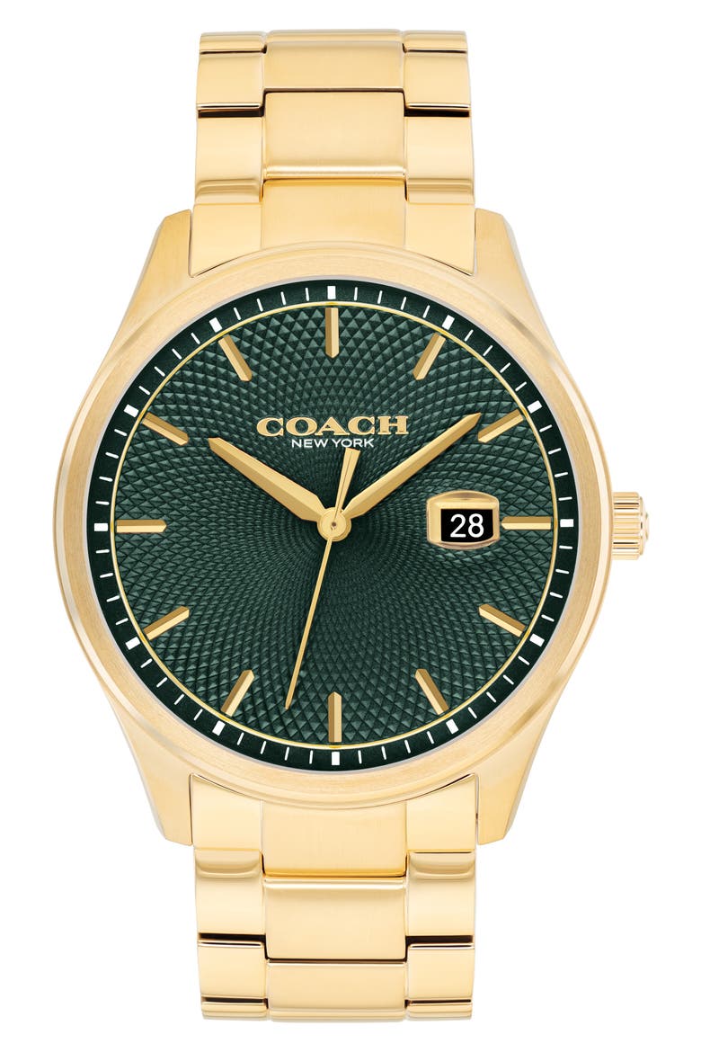 Oliver Bracelet Watch, 41mm, Main, color, GREEN