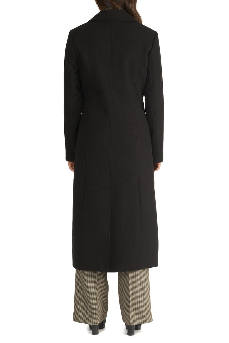 Military Power Coat, Alternate, color, BLACK