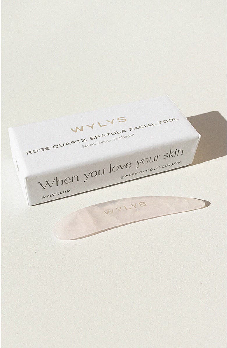 WYLYS Rose Quartz Spatula Facial Tool, Alternate, color, NO COLOR