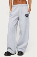 EDIKTED I Heart London Sweatpants