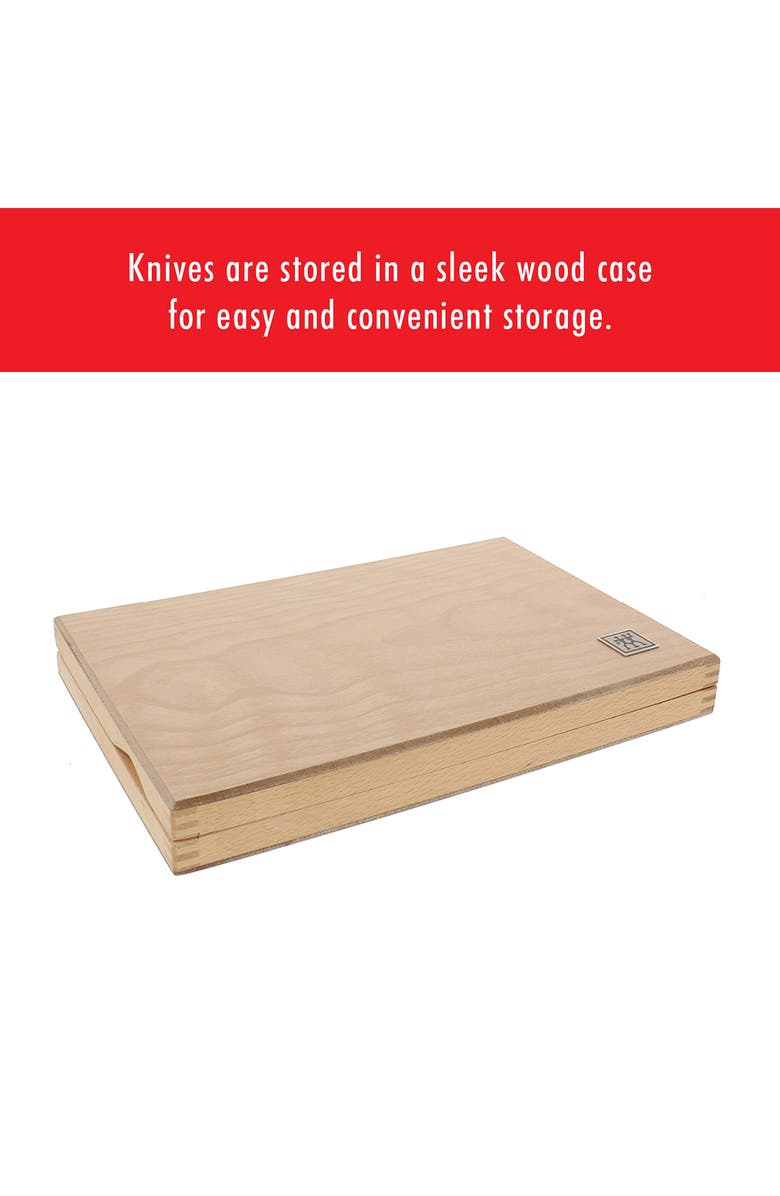 ZWILLING 8-Piece Stainless Steel Steak Knife Set, Alternate, color, Stainless Steel