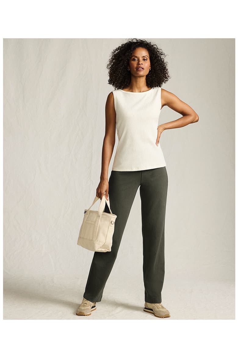 Starfish Mid Rise Straight Leg Pants, Alternate, color, Forest Moss
