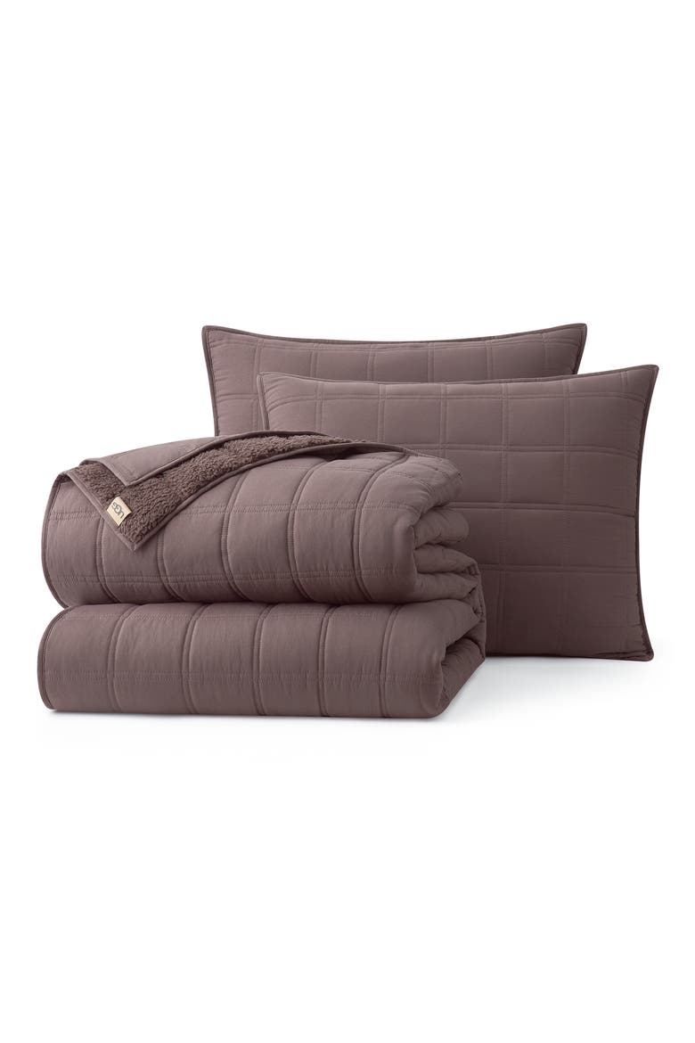 Gizelle Quilt Set, Main, color, BURNT CEDAR