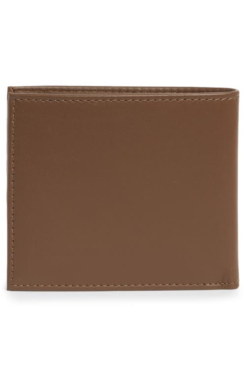 Hugo Boss Boss Randy Leather Bifold Wallet In Brown