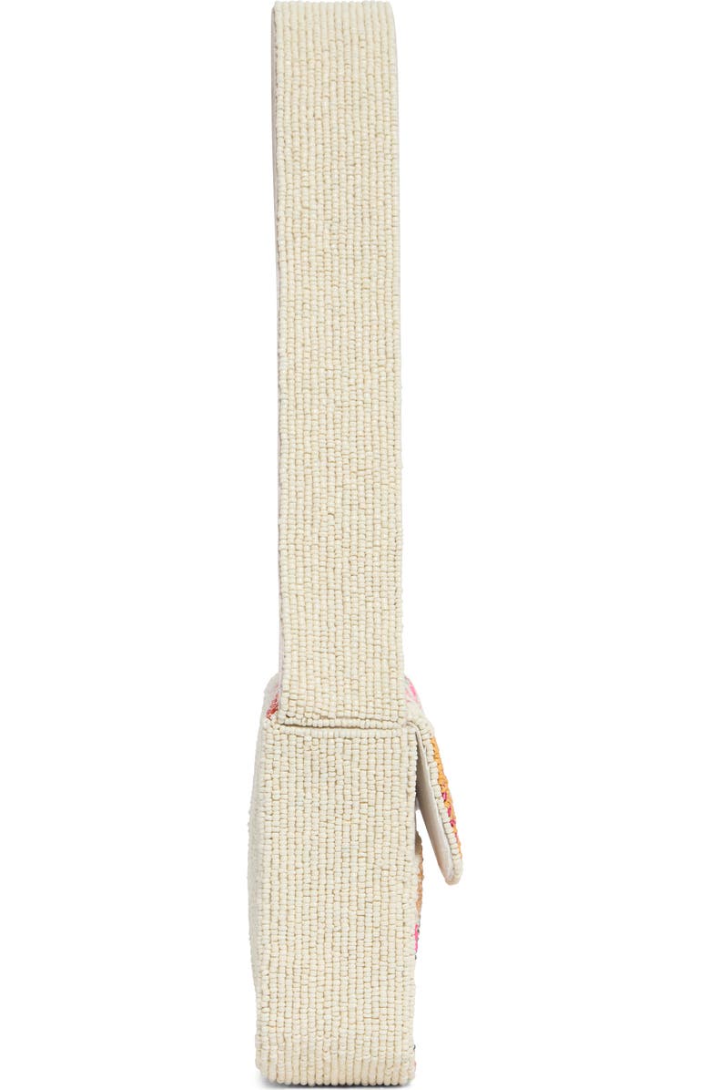 Collection XIIX Beaded Pop Floral Shoulder Bag, Alternate, color, Ivory Multi