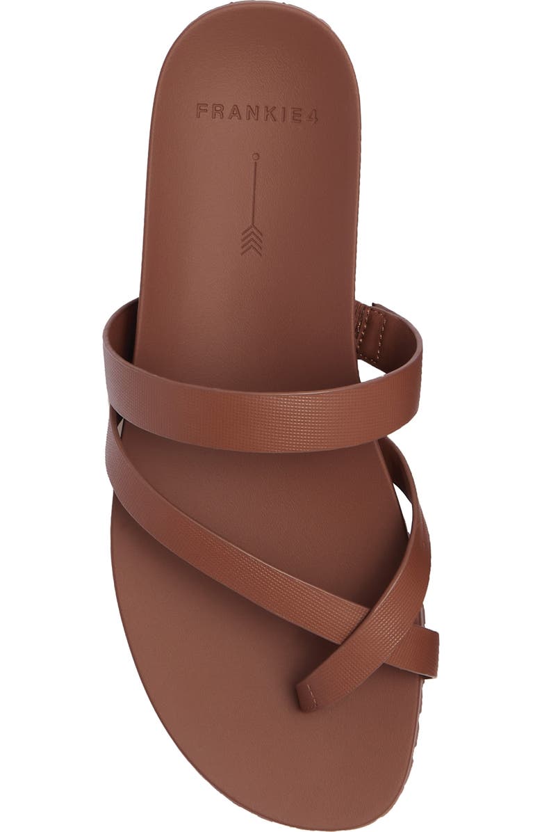 FRANKIE4 Isla Waterproof Toe Loop Sandal, Alternate, color, Rich Tan