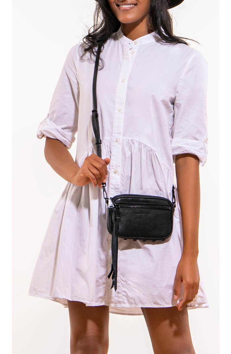 Aimee Kestenberg Let's Ride Mini Leather Crossbody Bag, Alternate, color,