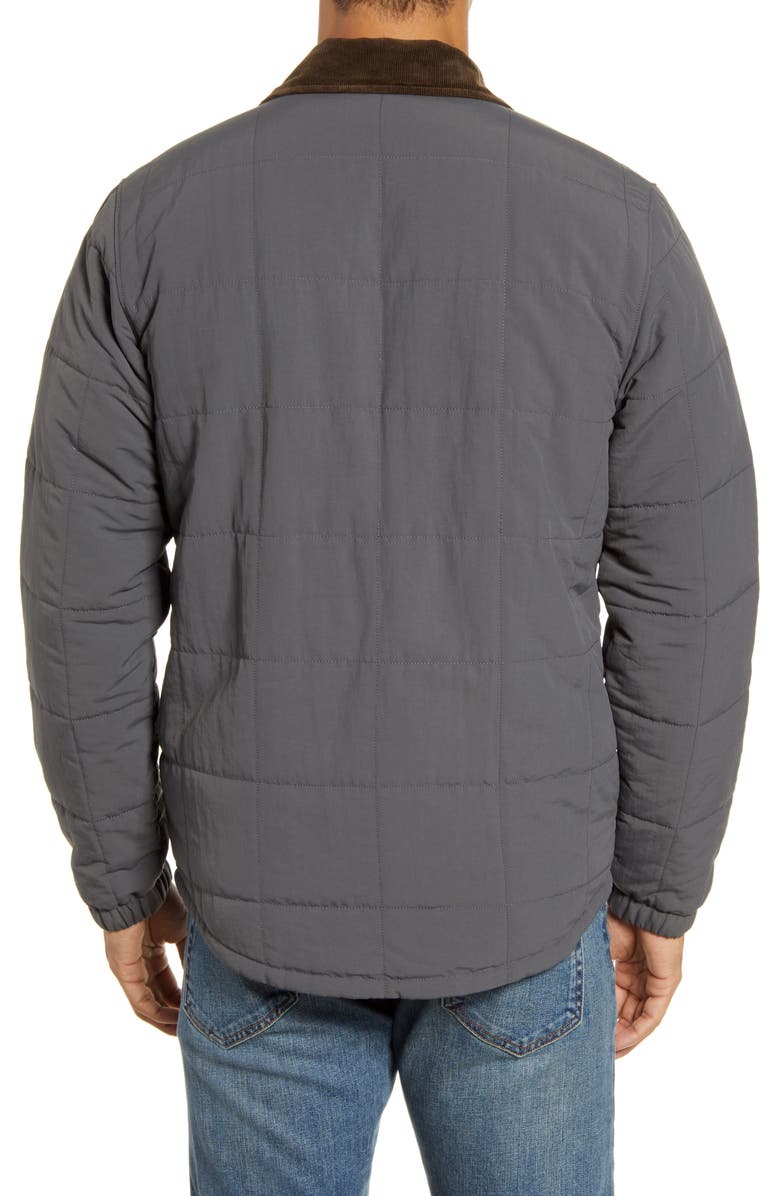 Patagonia Isthmus Wind Resistant Water Repellent Quilted Shirt Jacket, Alternate, color, 