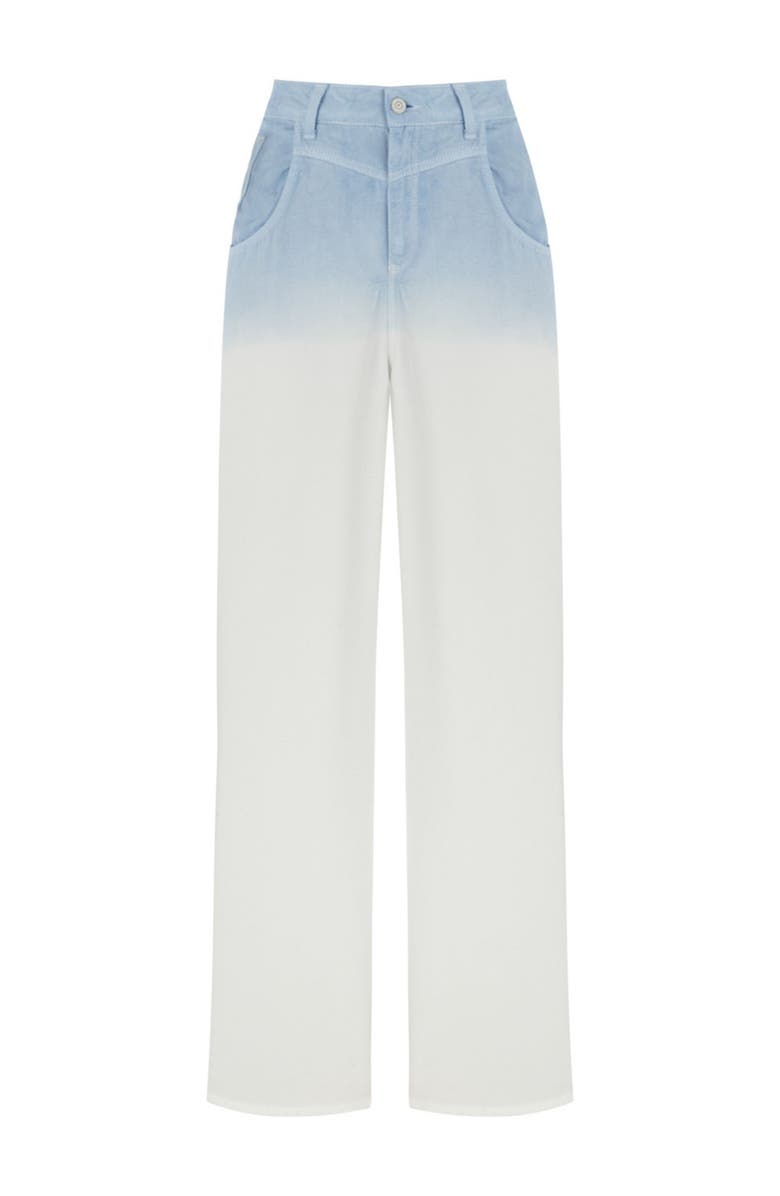 Nocturne High Waist Ombre Jeans, Alternate, color, 