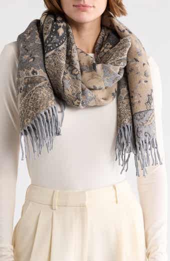 Vince Camuto Ornate Paisley Jacquard Scarf