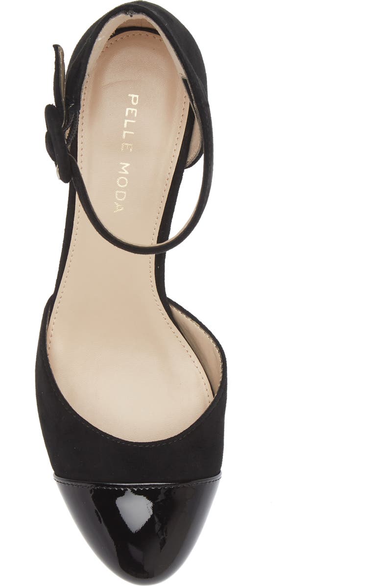 Pelle Moda Ummi Block Heel Pump, Alternate, color, Black