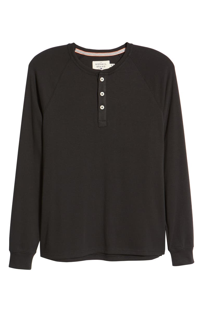 The Normal Brand Puremeso Raglan Henley, Alternate, color, 