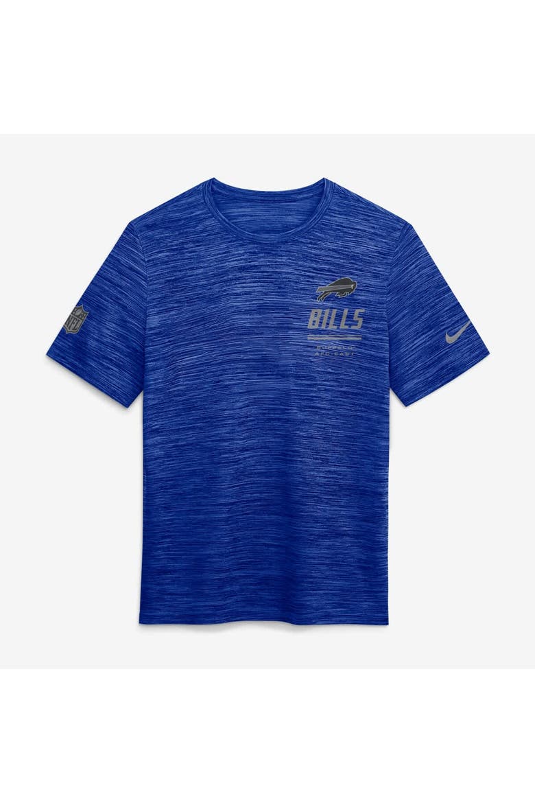 Men's Nike Royal Buffalo Bills Sideline Double Covered Dri-FIT Velocity T-Shirt, Alternate, color, Royal