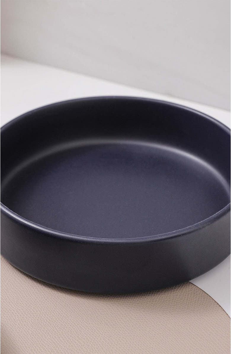 Stone Lain Cleo Stoneware 16-Piece Dinnerware Set, Alternate, color, Dark Blue