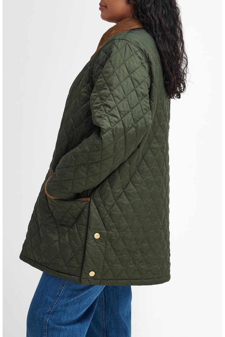 Liddesdale Quilted Jacket, Alternate, color, OLIVE GREEN/ CLASSIC