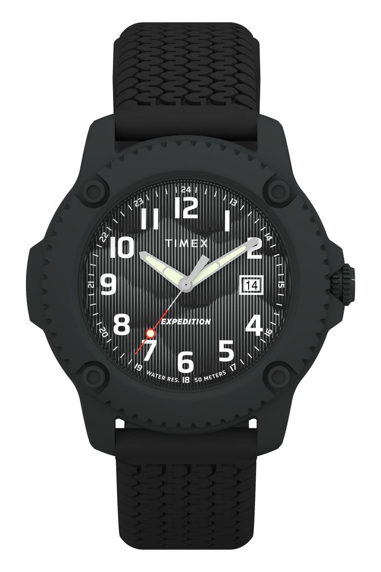 Expedition Timberline Silicone Strap Watch, 42mm video