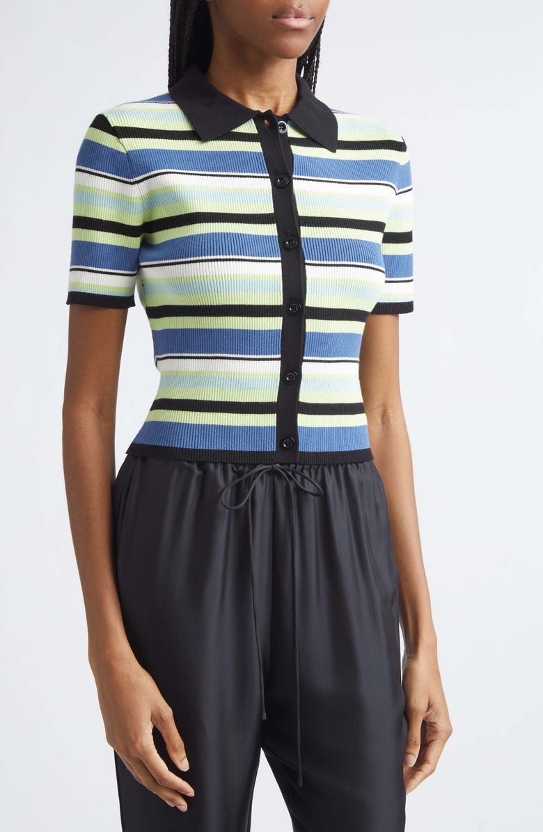 Toccin Shae Button Front Polo, Alternate, color,
