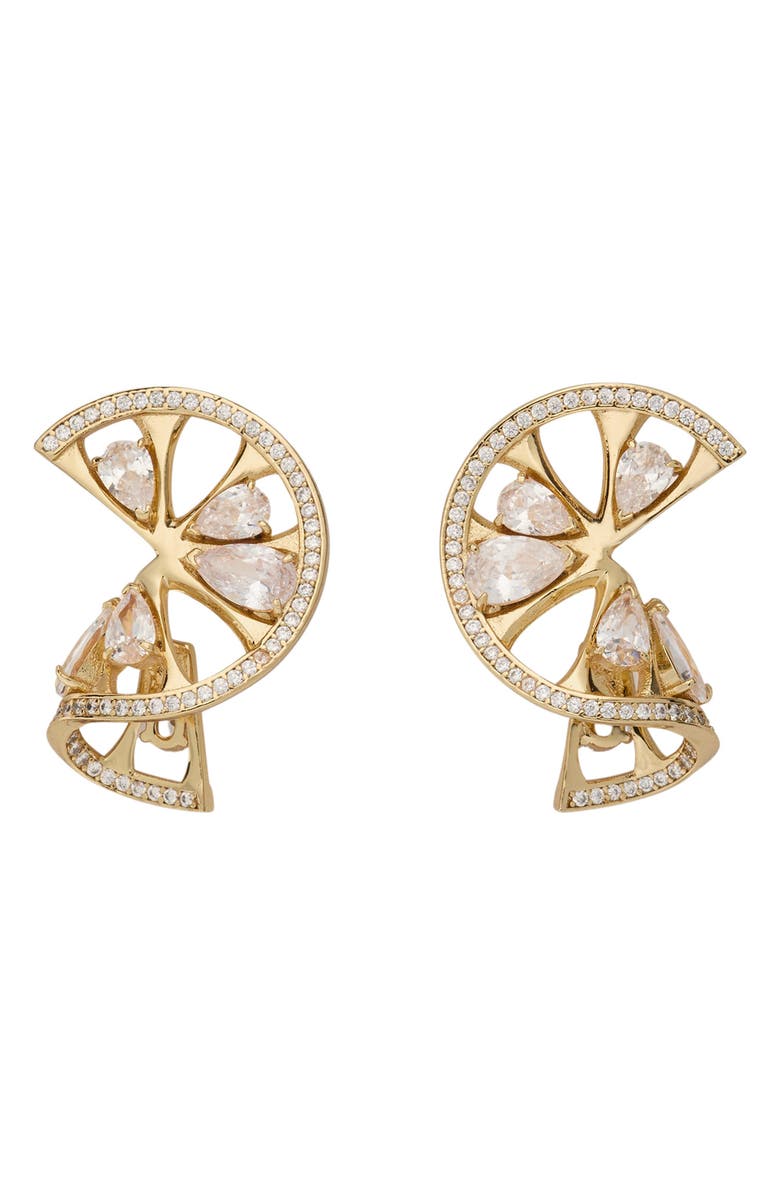 Kate Spade New York twist statement earrings, Main, color, 