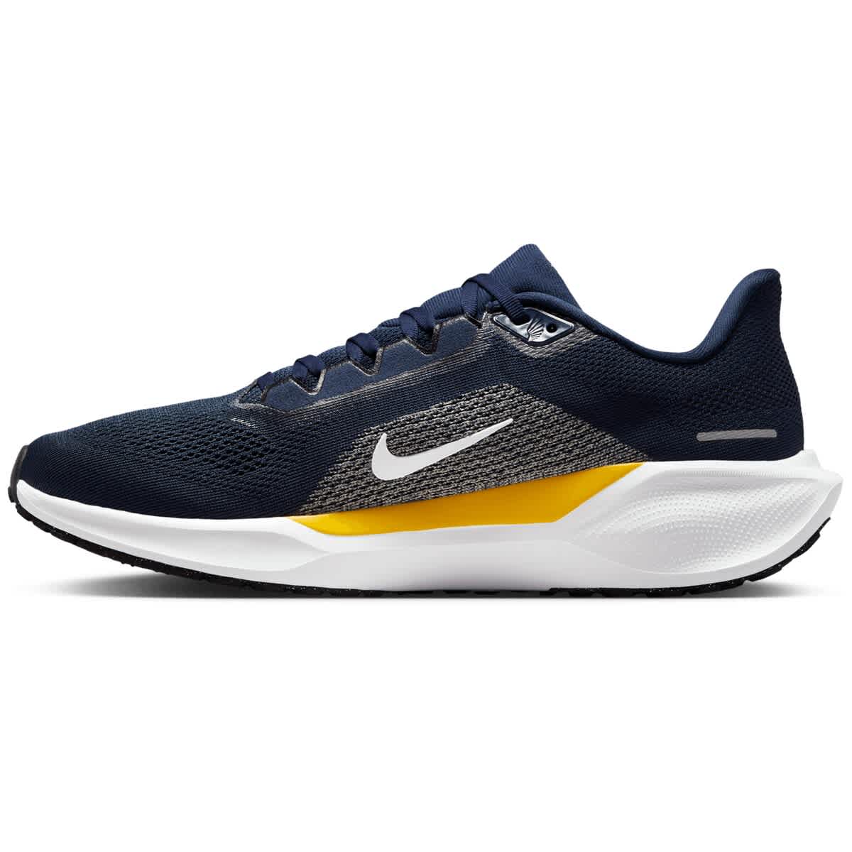 Nike Unisex Nike Navy Michigan Wolverines Zoom Pegasus 41 Running Shoes, Alternate, color, Navy