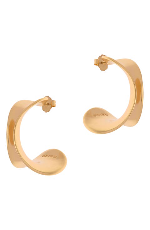 Savanna Sculptural Hoop Earrings