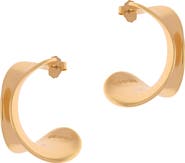 Reiss Savanna Sculptural Hoop Earrings