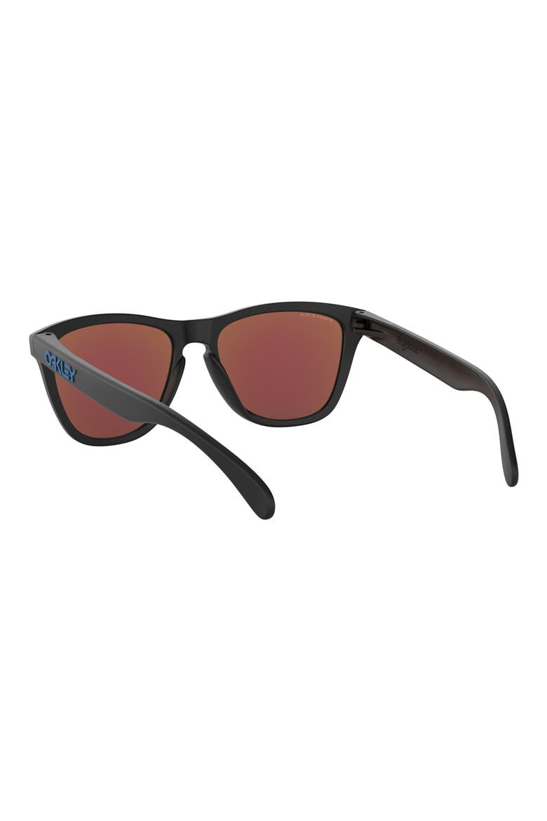 Frogskins 54mm Rectangular Sunglasses, Alternate, color, MATTE BLACK / BLUE