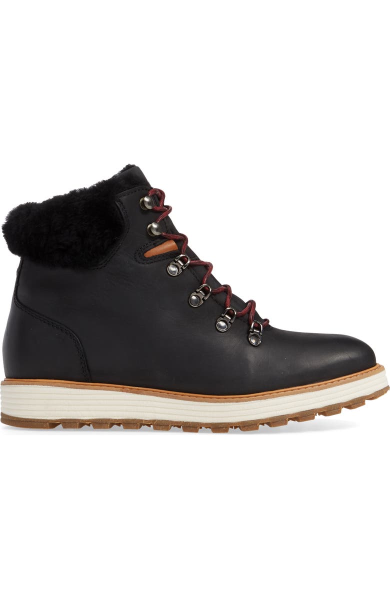Samuel Hubbard Alpine Water Resistant Genuine Shearling Lined Boot, Alternate, color,