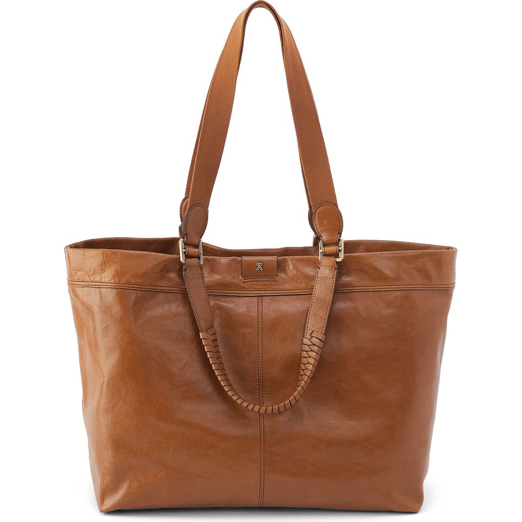 Hobo Romy Max Leather Tote In Truffle