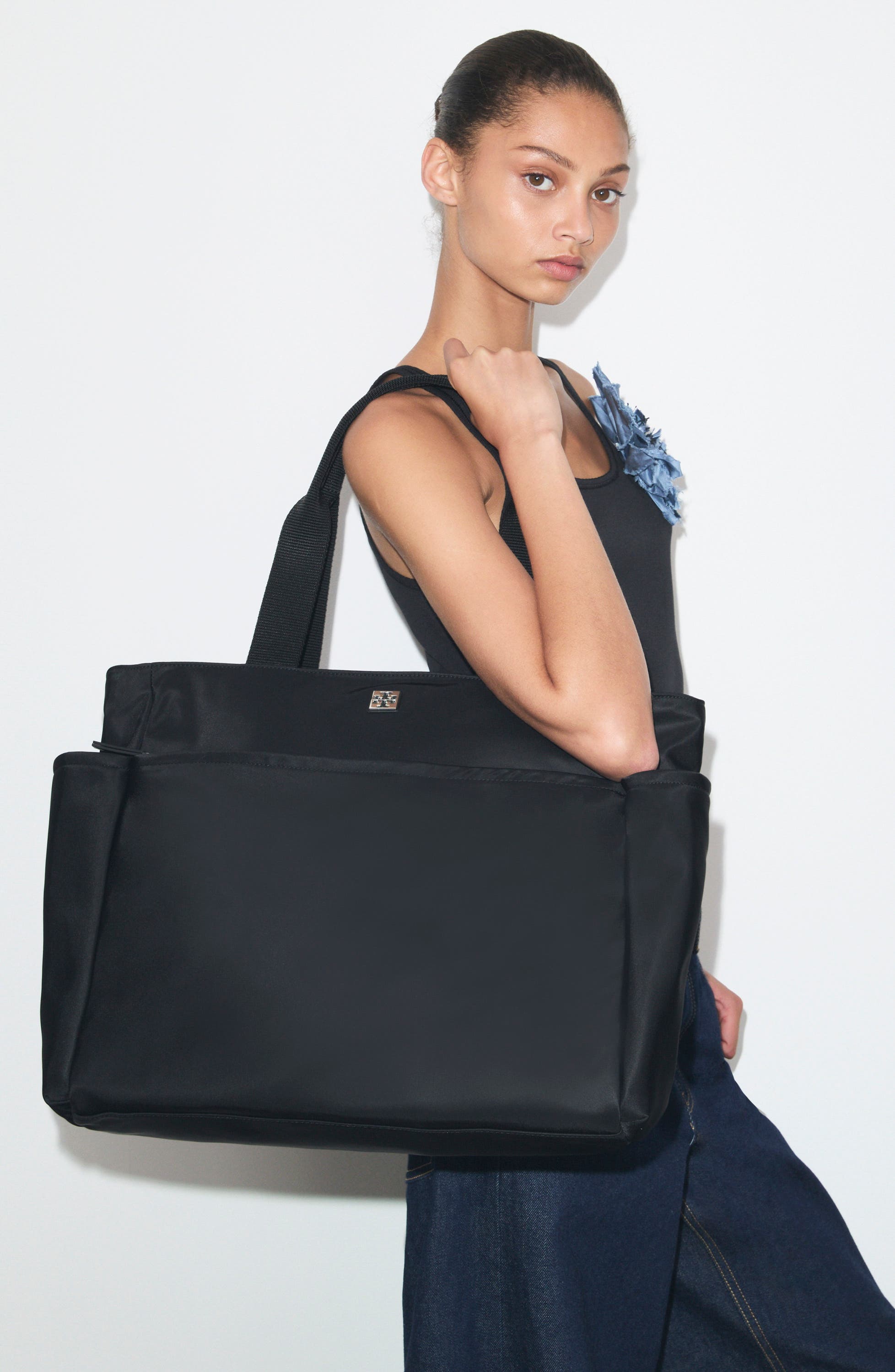 Virginia Baby Bag, Alternate, color, BLACK