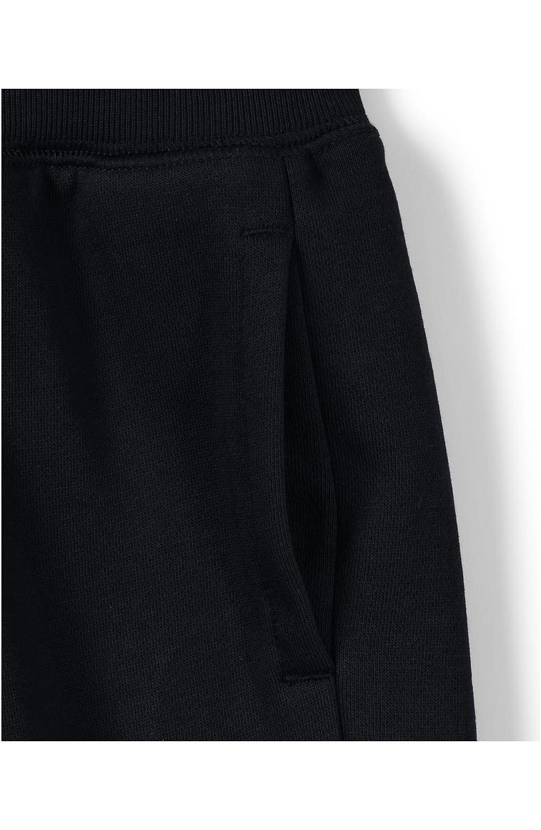 Lands' End School Uniform Kids Jogger Sweatpants, Alternate, color, Black