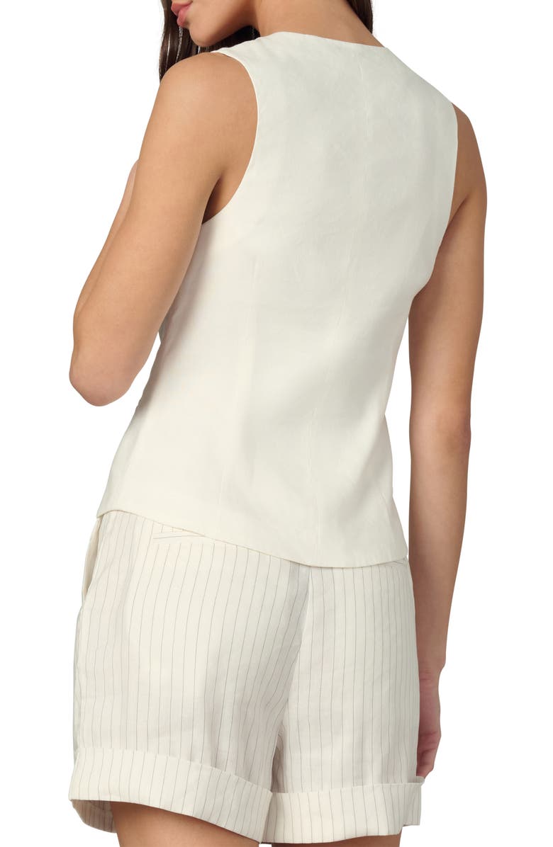 Joe's The Maeve Linen Blend Vest, Alternate, color, Ecru