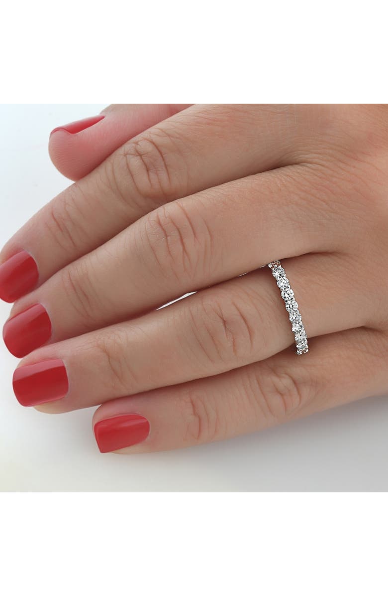 Bliss Diamond 1 1/2 Ct Diamond Eternity Ring Women's Stackable 14k Gold Band Lab Grown, Alternate, color,