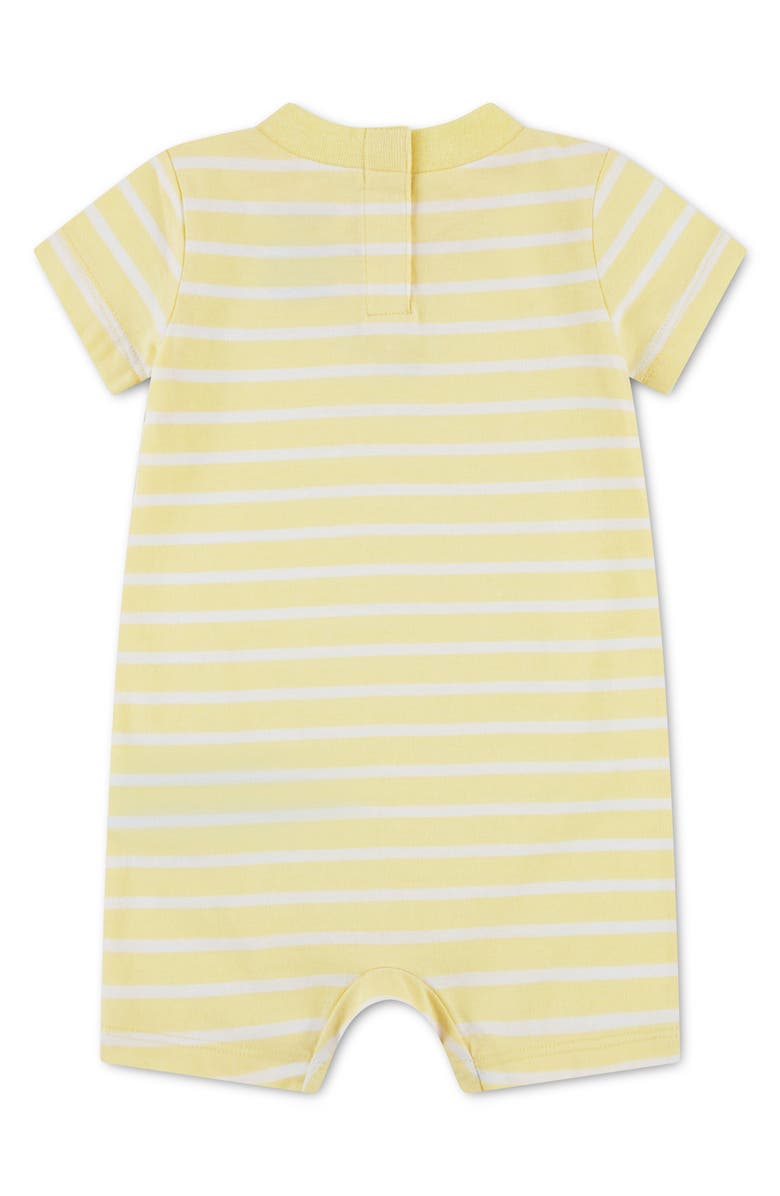 Nike Swoosh Romper, Alternate, color, Soft Yellow