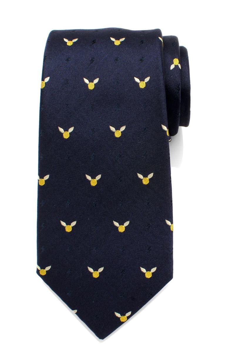 Cufflinks, Inc. Harry Potter - Golden Snitch Silk Tie, Main, color, Multi