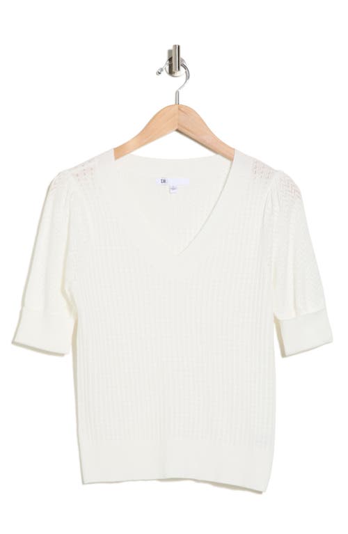 Dr2 By Daniel Rainn Pointelle Stitch Sweater