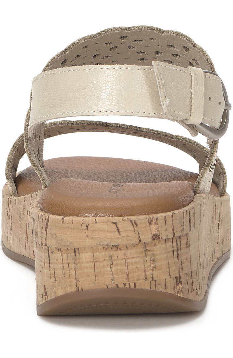 Lucky Brand Elsie Wedge Sandal, Alternate, color, Bone