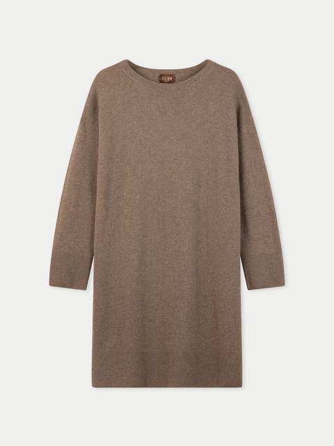 C-Neck Knit Dress