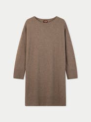 Gobi Cashmere C-Neck Knit Dress
